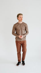 MILANO SIGNATURE LONG SLEEVE - BROWN