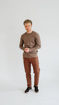 MILANO SIGNATURE LONG SLEEVE - BROWN