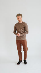 MILANO SIGNATURE LONG SLEEVE - BROWN