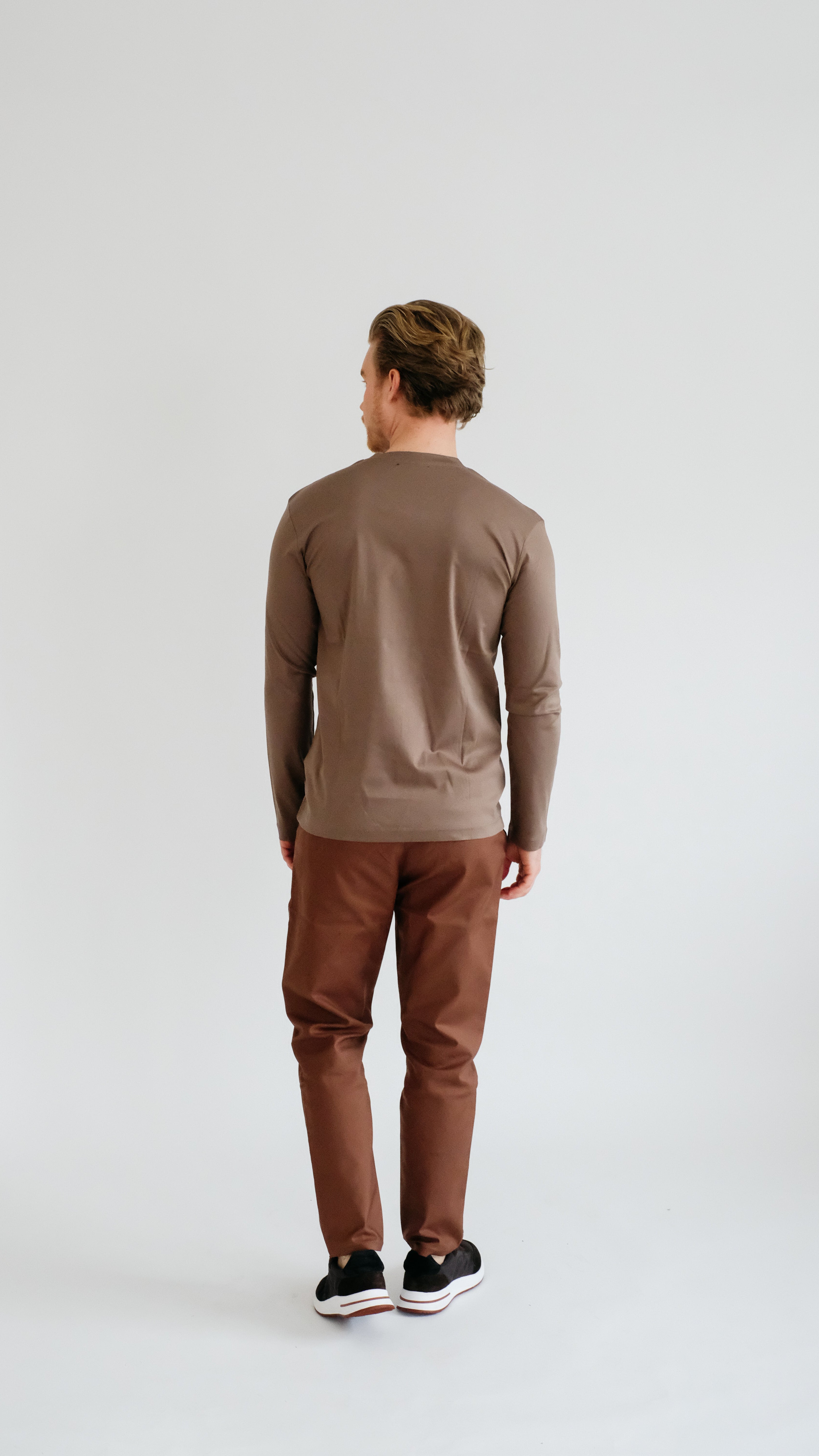 MILANO SIGNATURE LONG SLEEVE - BROWN