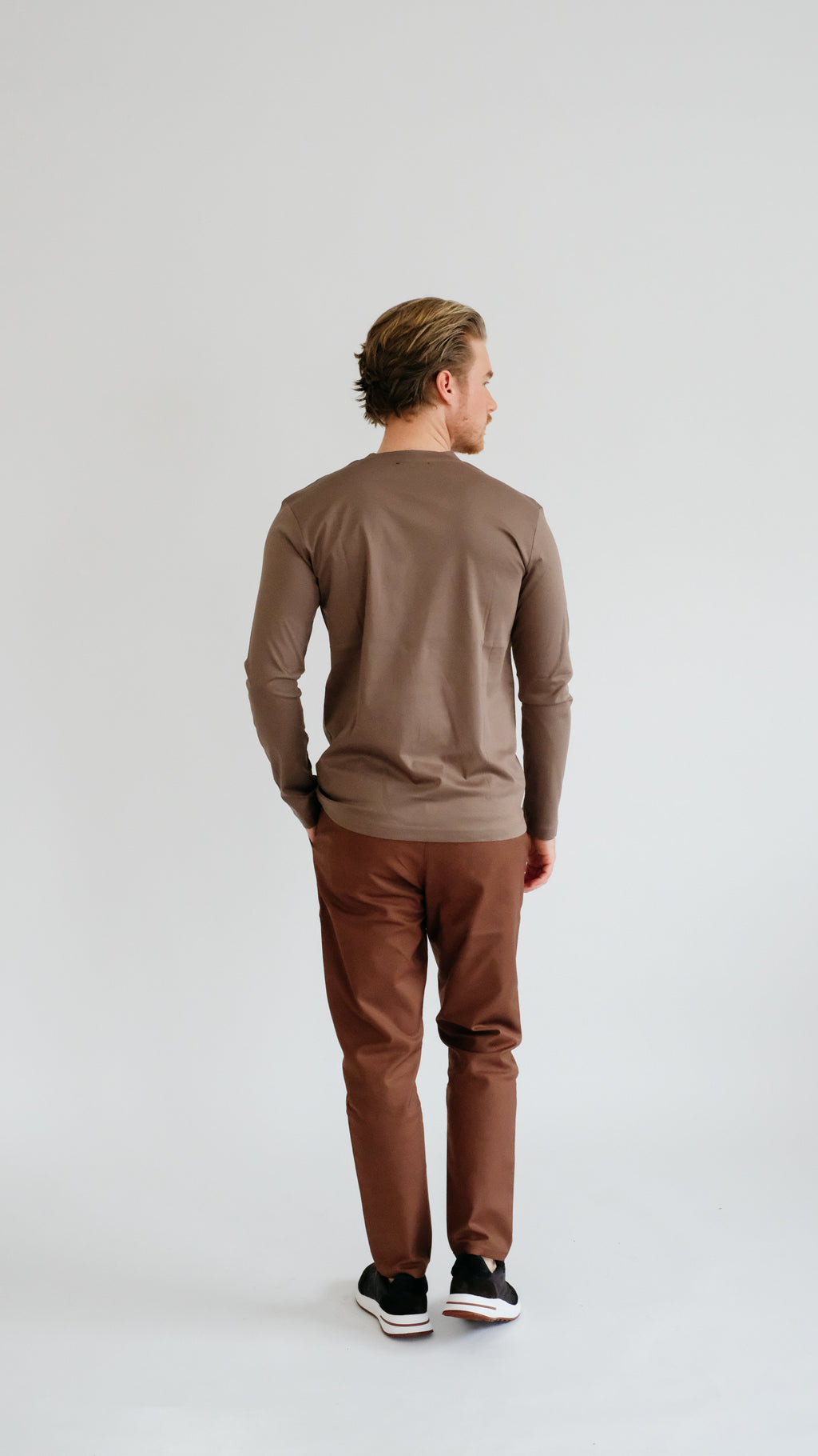 MILANO SIGNATURE LONG SLEEVE - BROWN