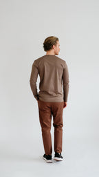 MILANO SIGNATURE LONG SLEEVE - BROWN
