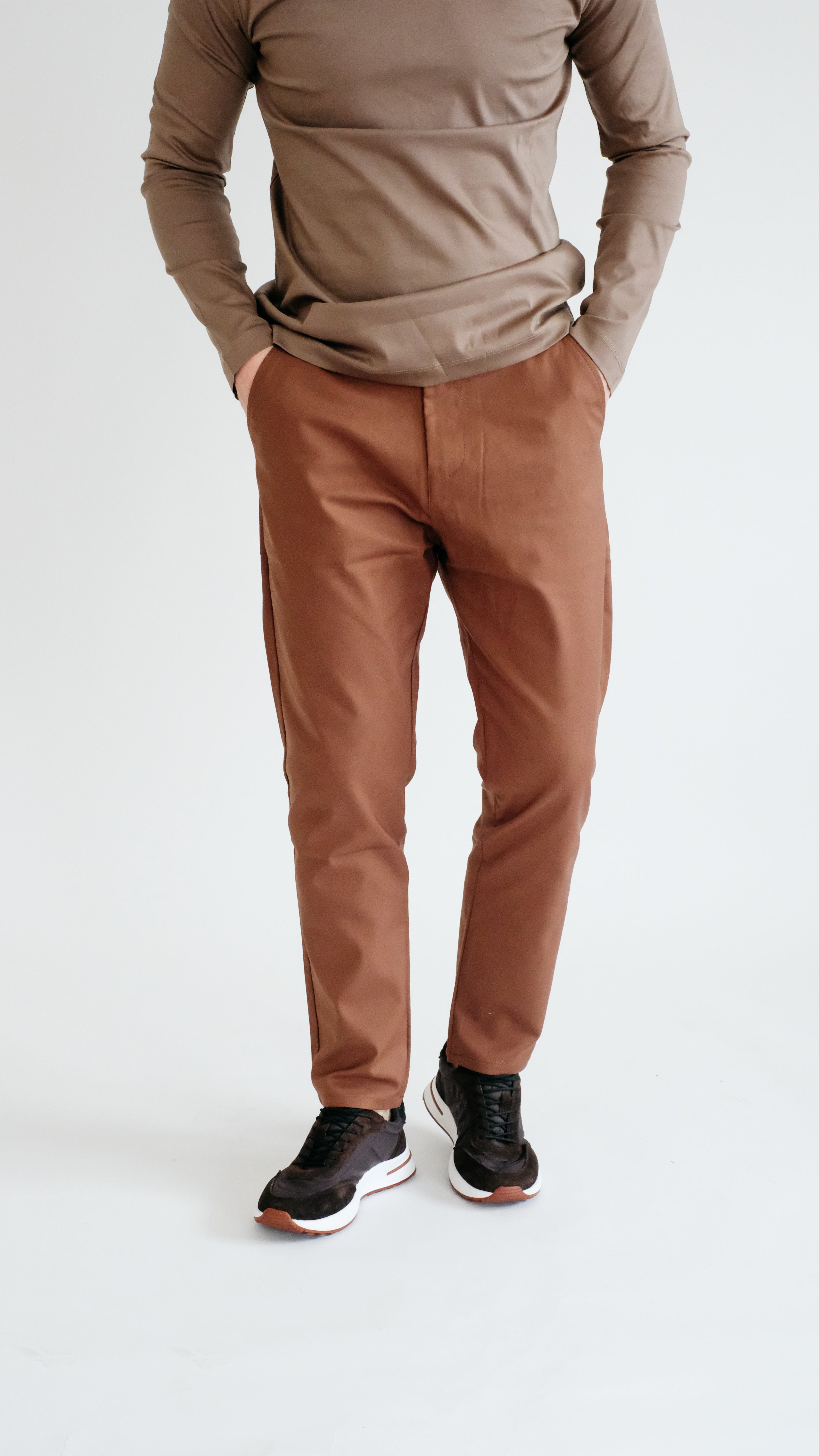 MILANO ATELIER TAILORED TROUSER - CAMEL