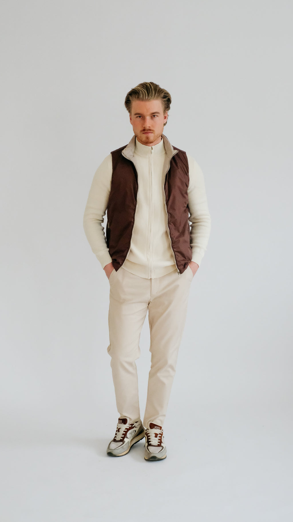 MILANO WENDBARES PRIME-GILET – BRAUN