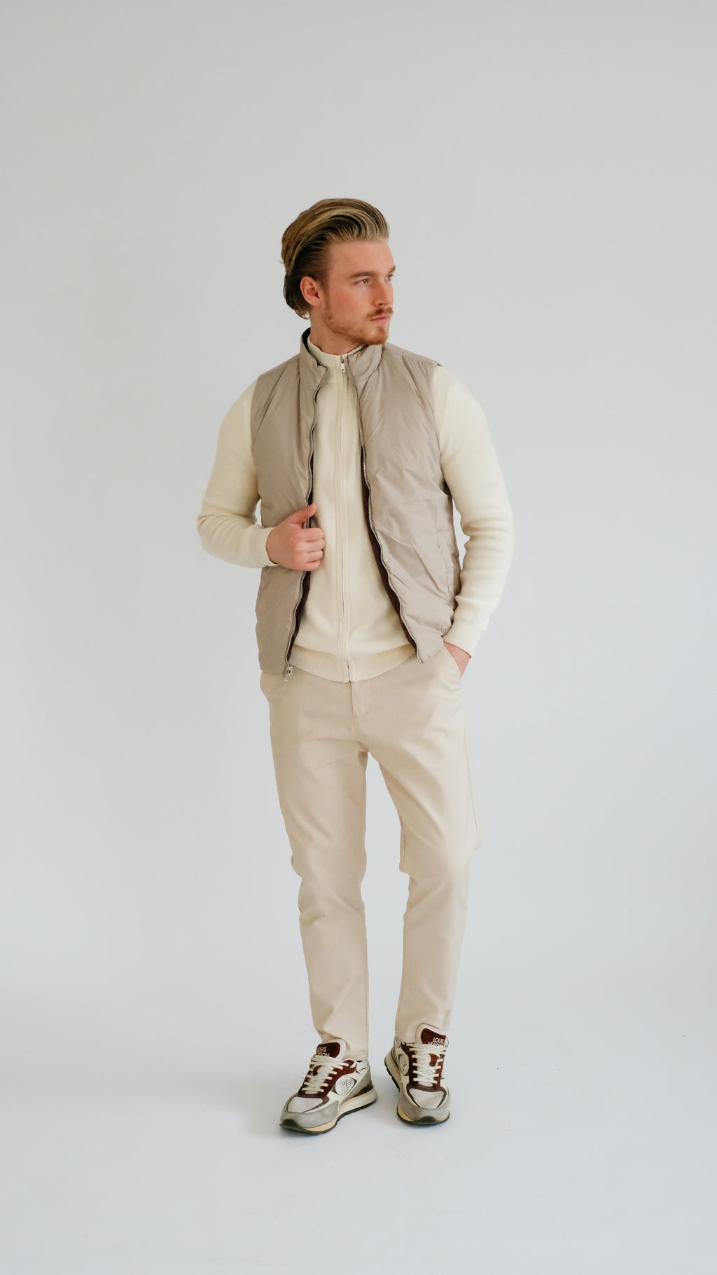 MILANO WENDBARES PRIME-GILET – BRAUN