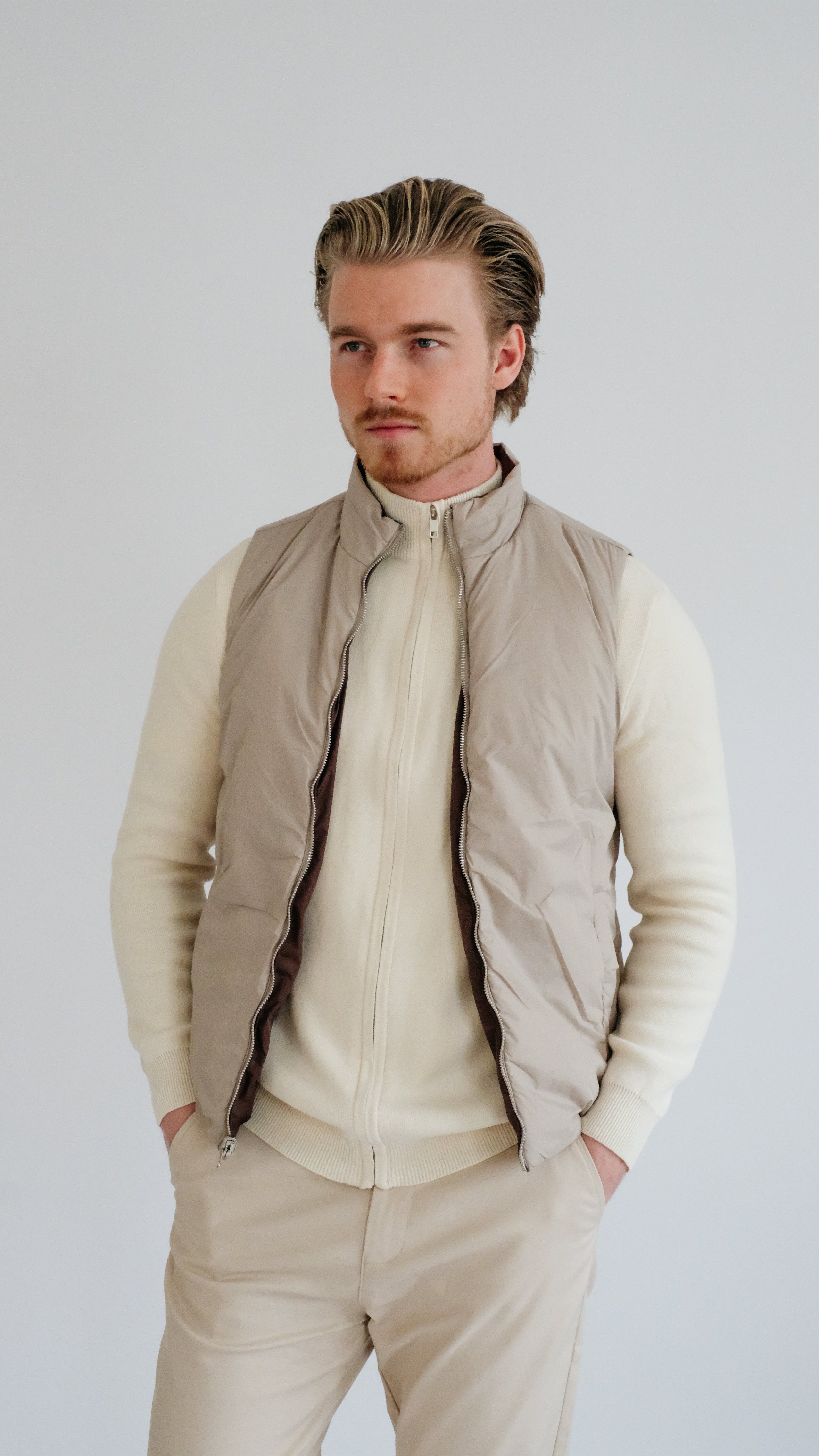 MILANO WENDBARES PRIME-GILET – BRAUN