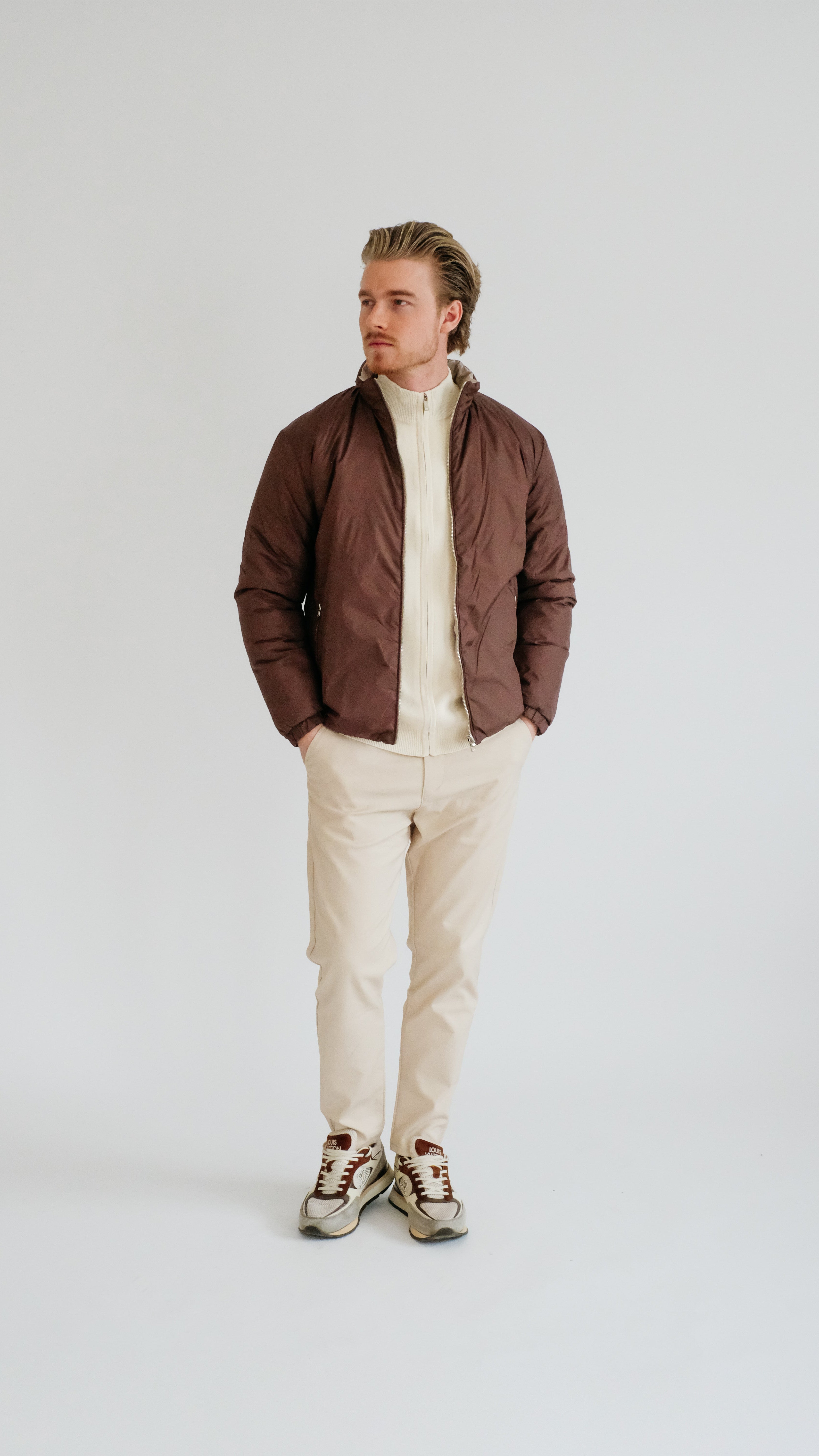 MILANO SIGNATURE WENDEJACKE – BRAUN