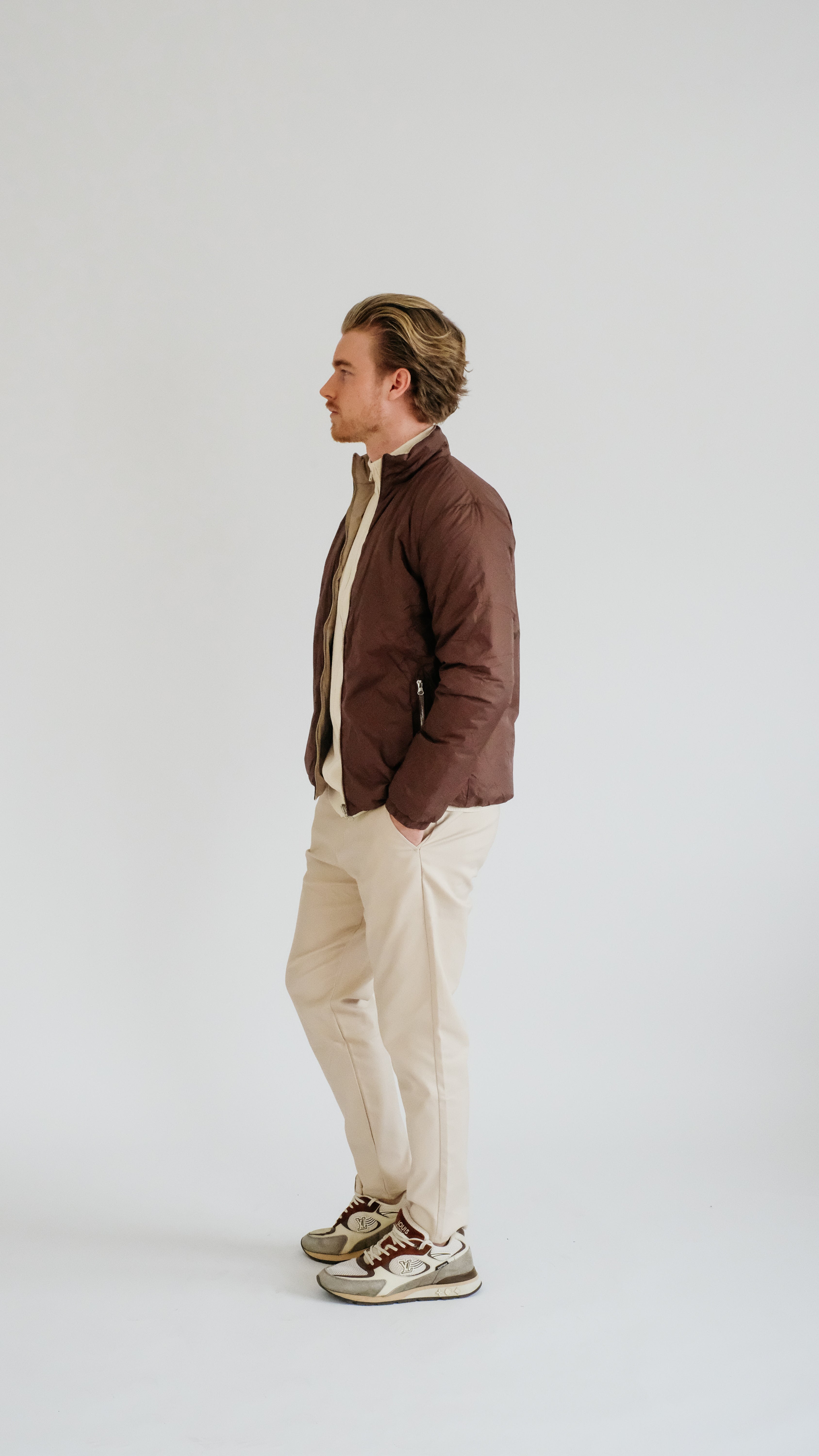 MILANO SIGNATURE OMKEERBAAR JASJE - BRUIN