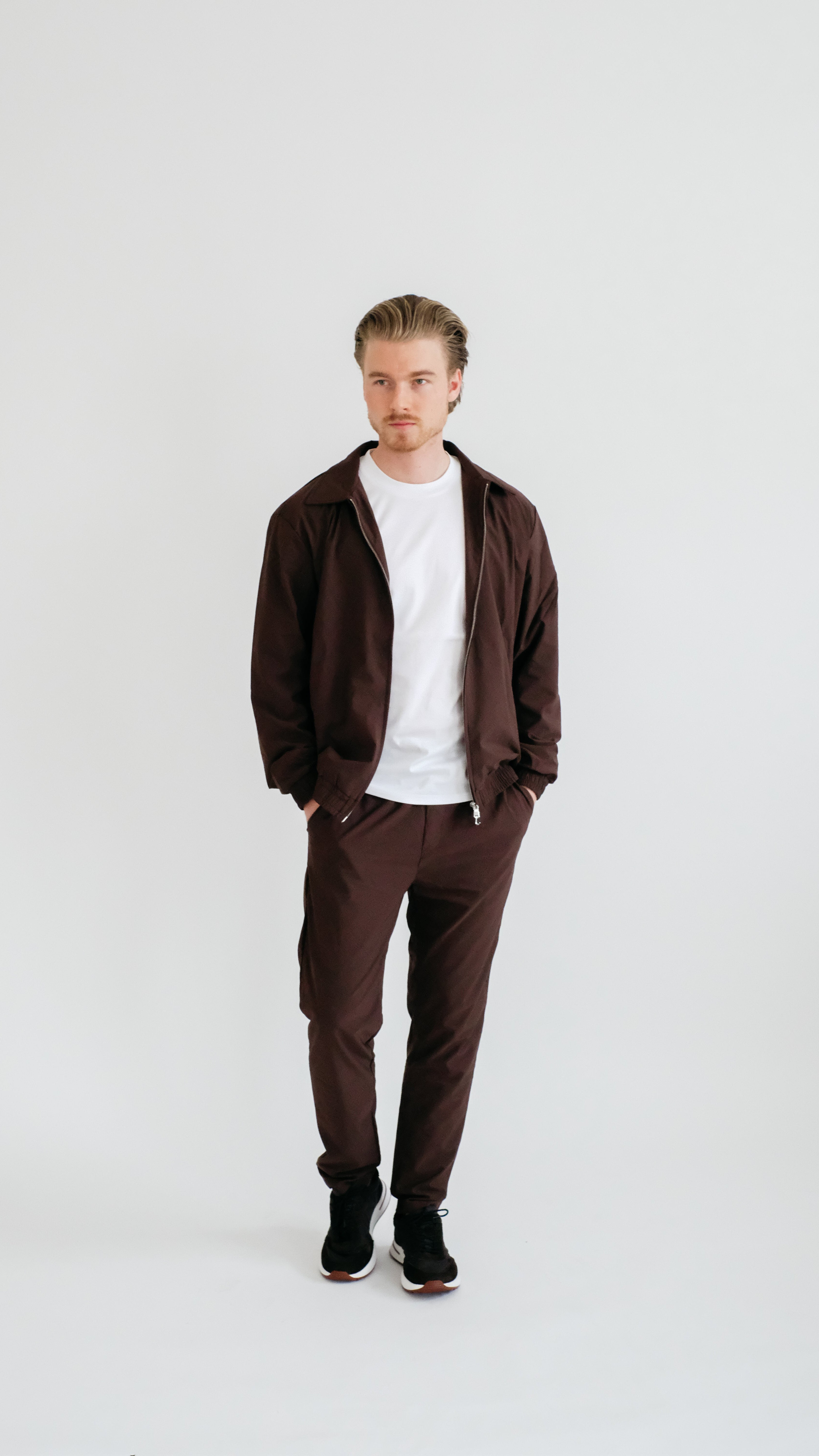 IMPERIAL MILANO ZIP SET - BROWN