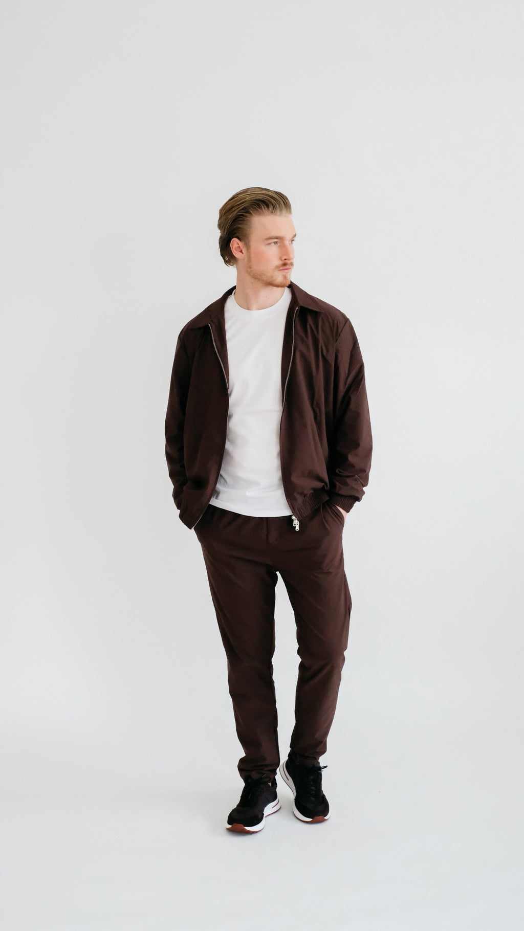 IMPERIAL MILANO ZIP-SET – BRAUN