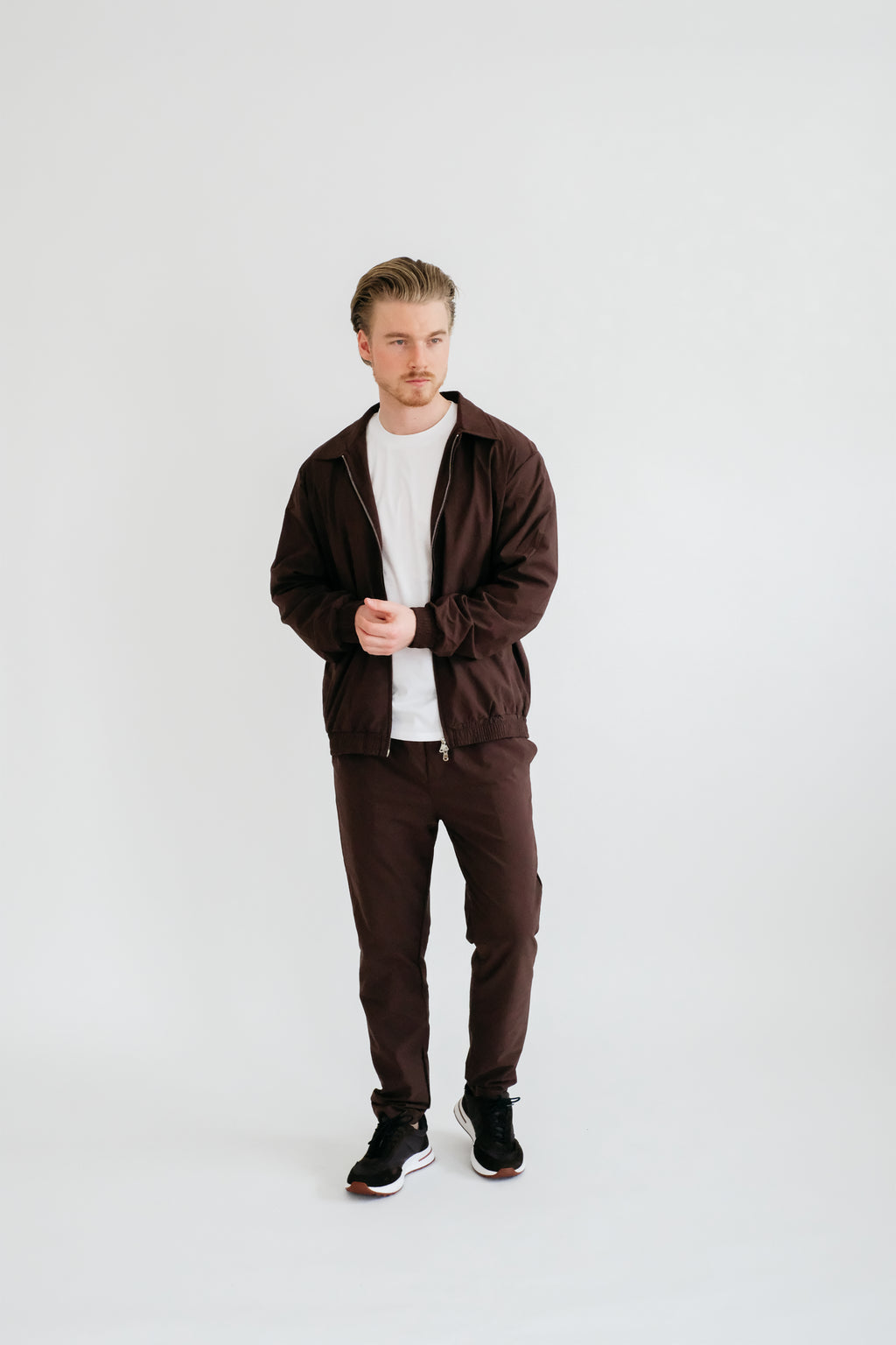 IMPERIAL MILANO ZIP-SET – BRAUN