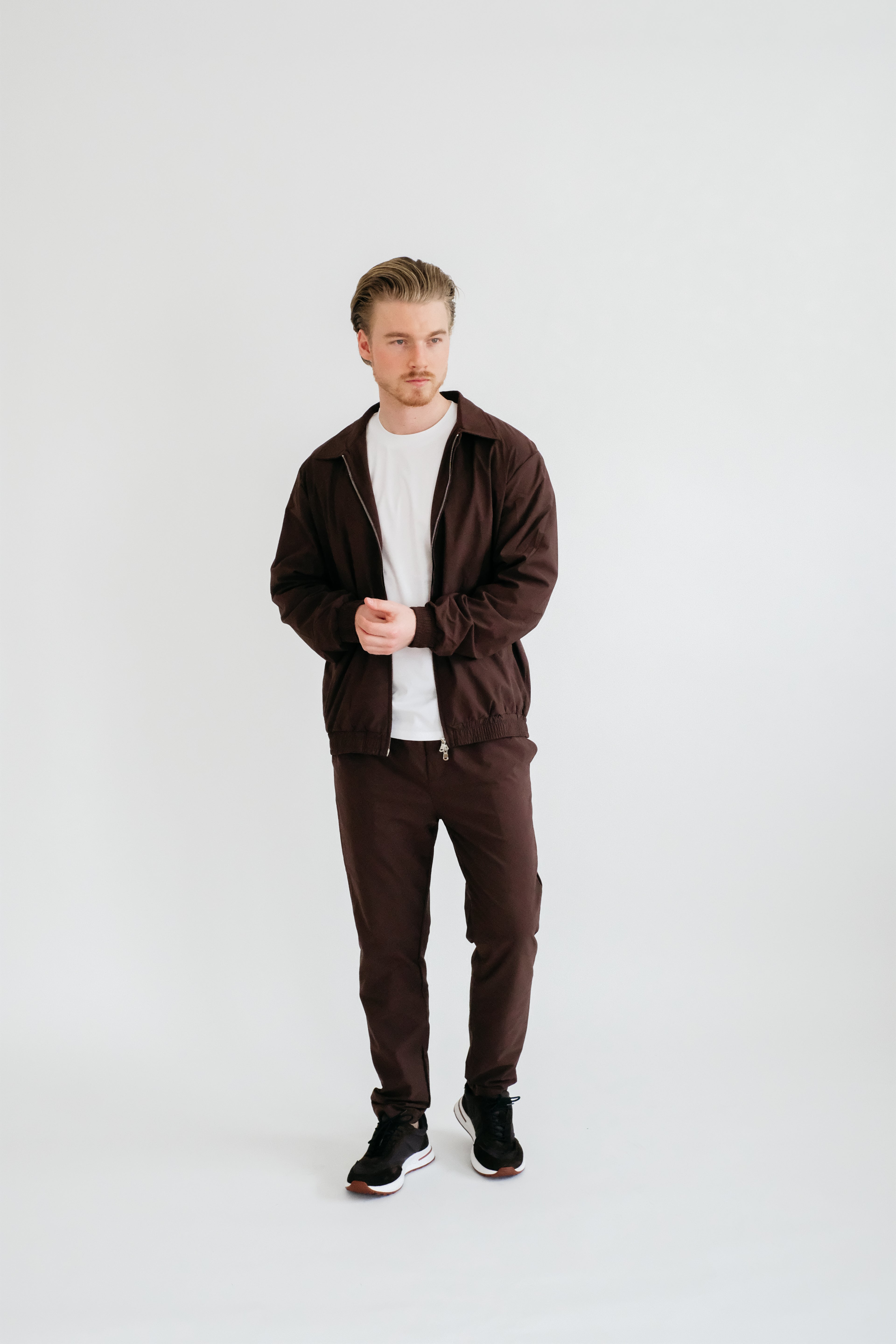 IMPERIAL MILANO ZIP SET - BROWN