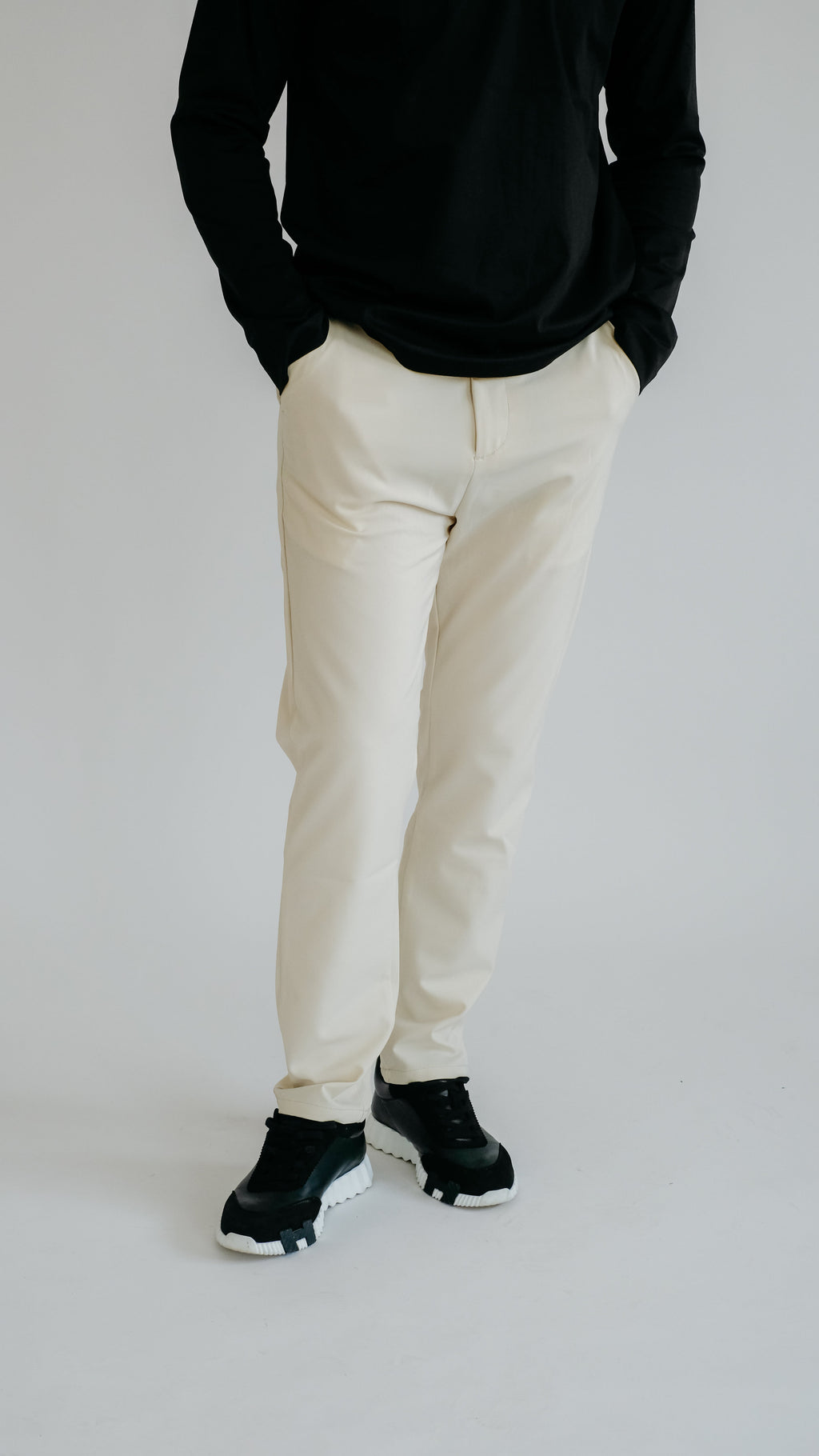 MILANO SIGNATURE TROUSERS - BEIGE