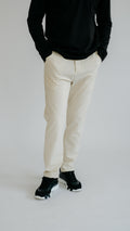 MILANO SIGNATURE TROUSERS - BEIGE