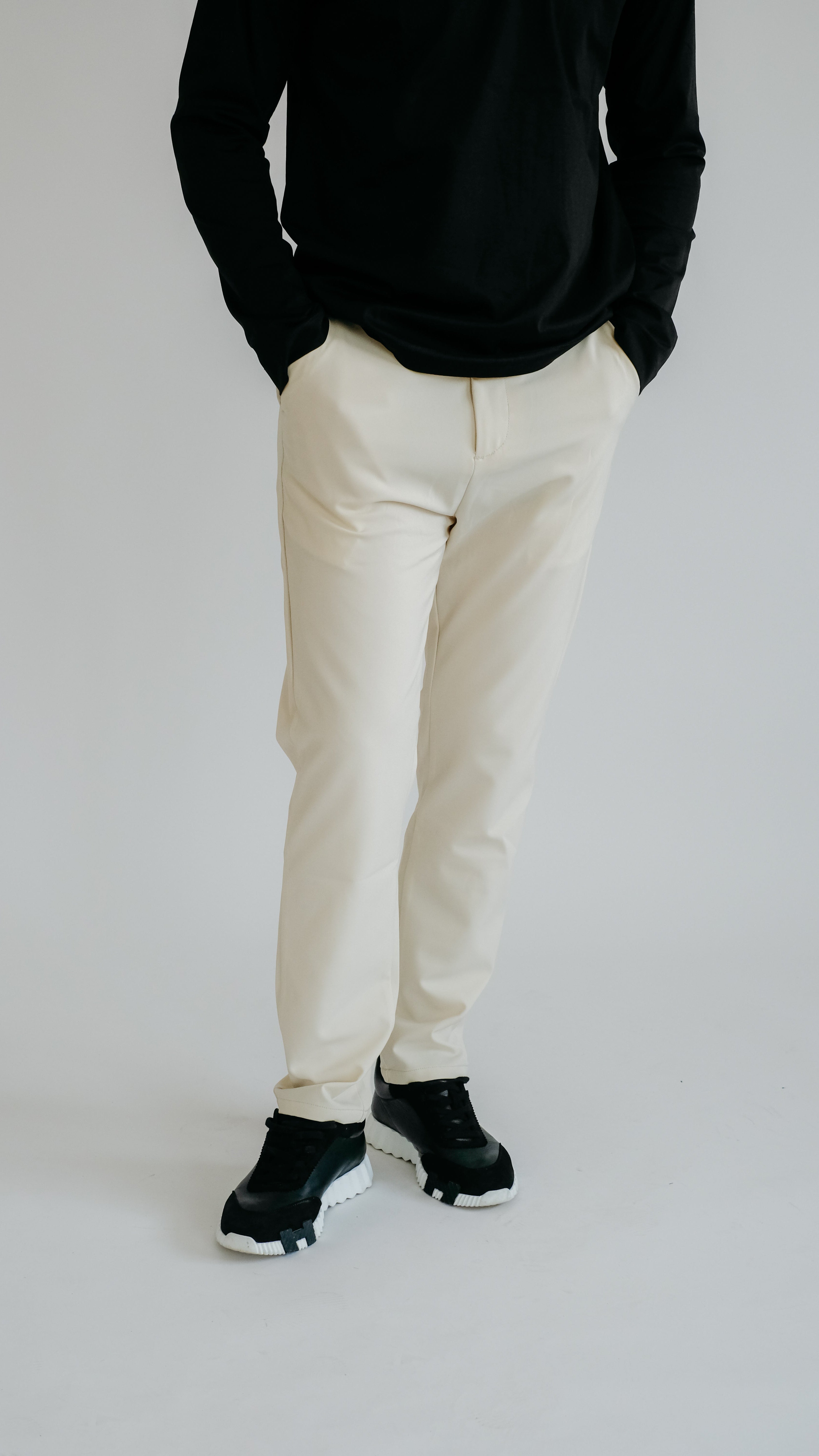 MILANO SIGNATURE TROUSERS - BEIGE