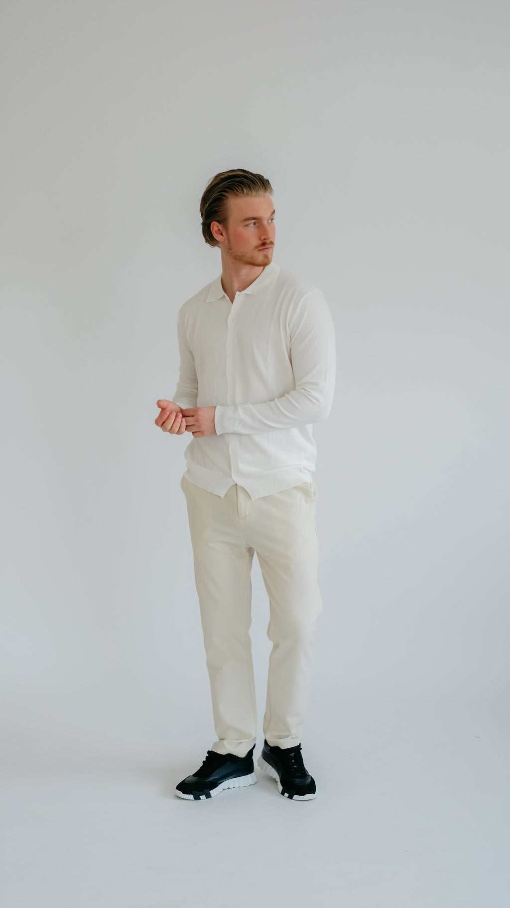 MILANO STRICK-POLO – WEISS