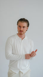 MILANO STRICK-POLO – WEISS