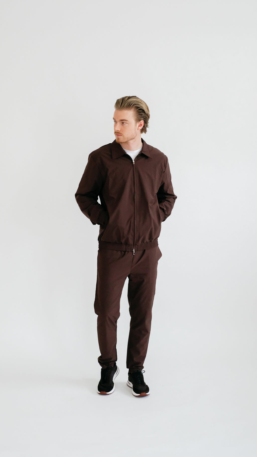 IMPERIAL MILANO ZIP-SET – BRAUN