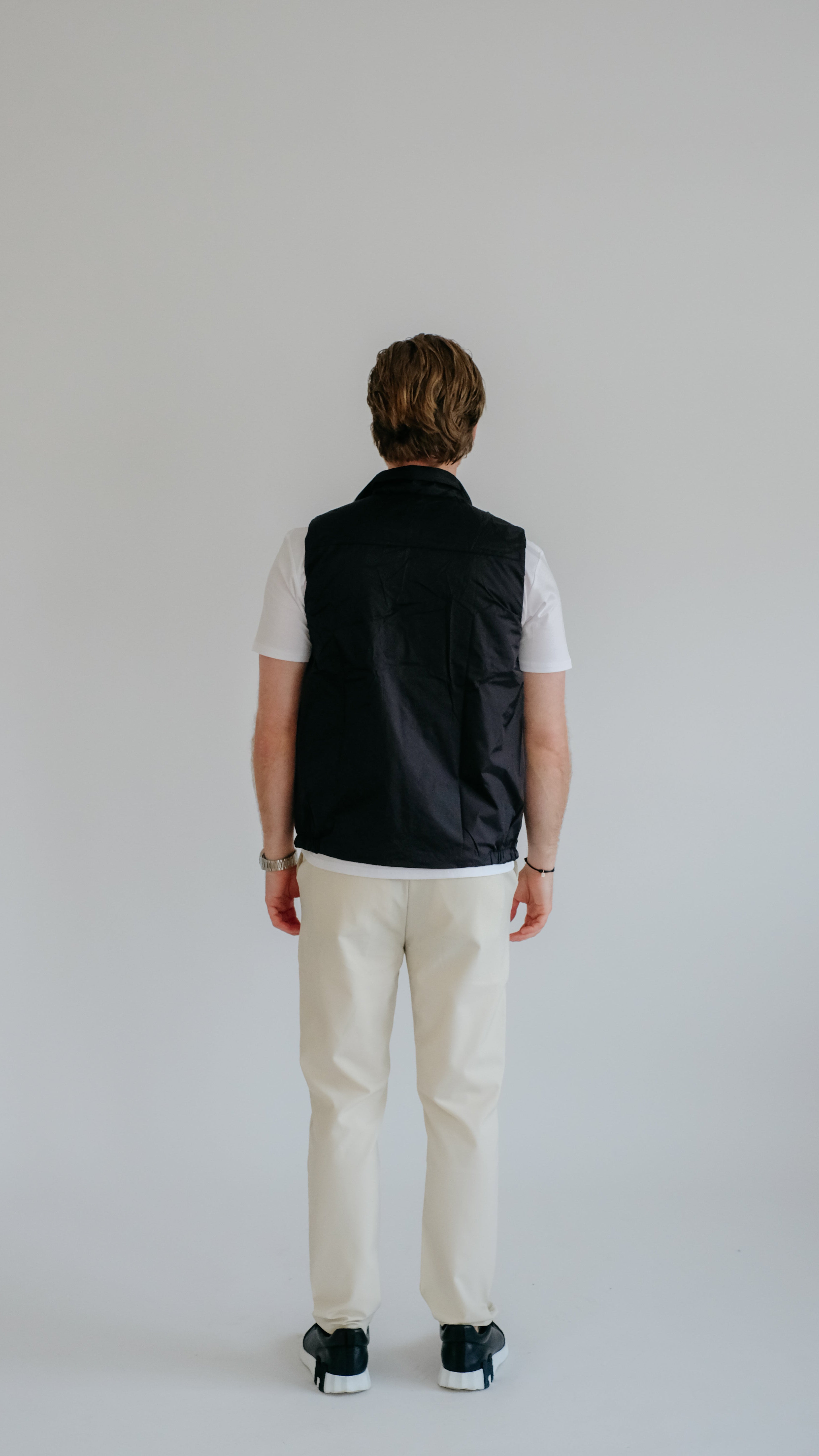 MILANO OMKEERBAAR PRIME VEST - ZWART
