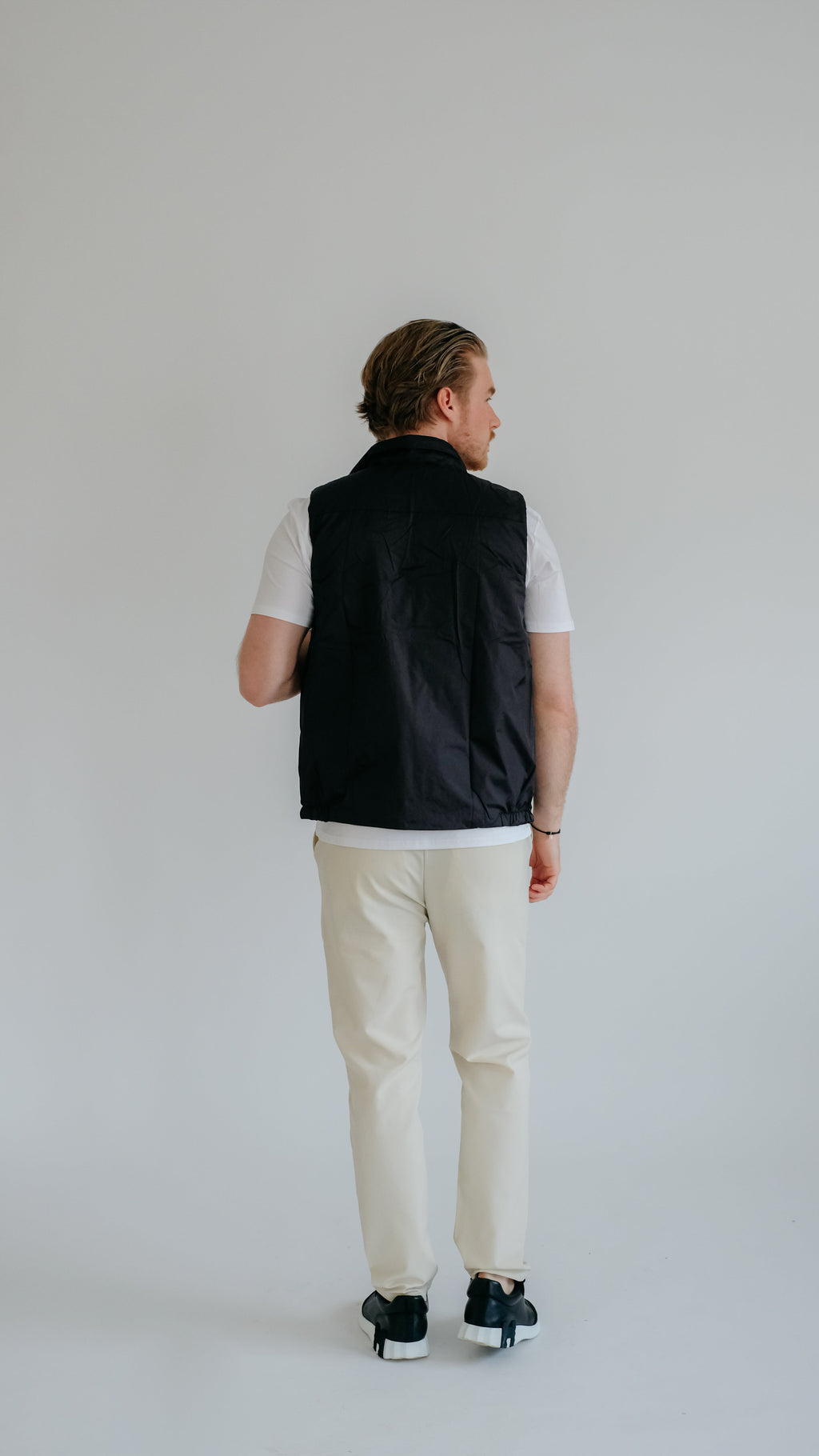 MILANO OMKEERBAAR PRIME VEST - ZWART
