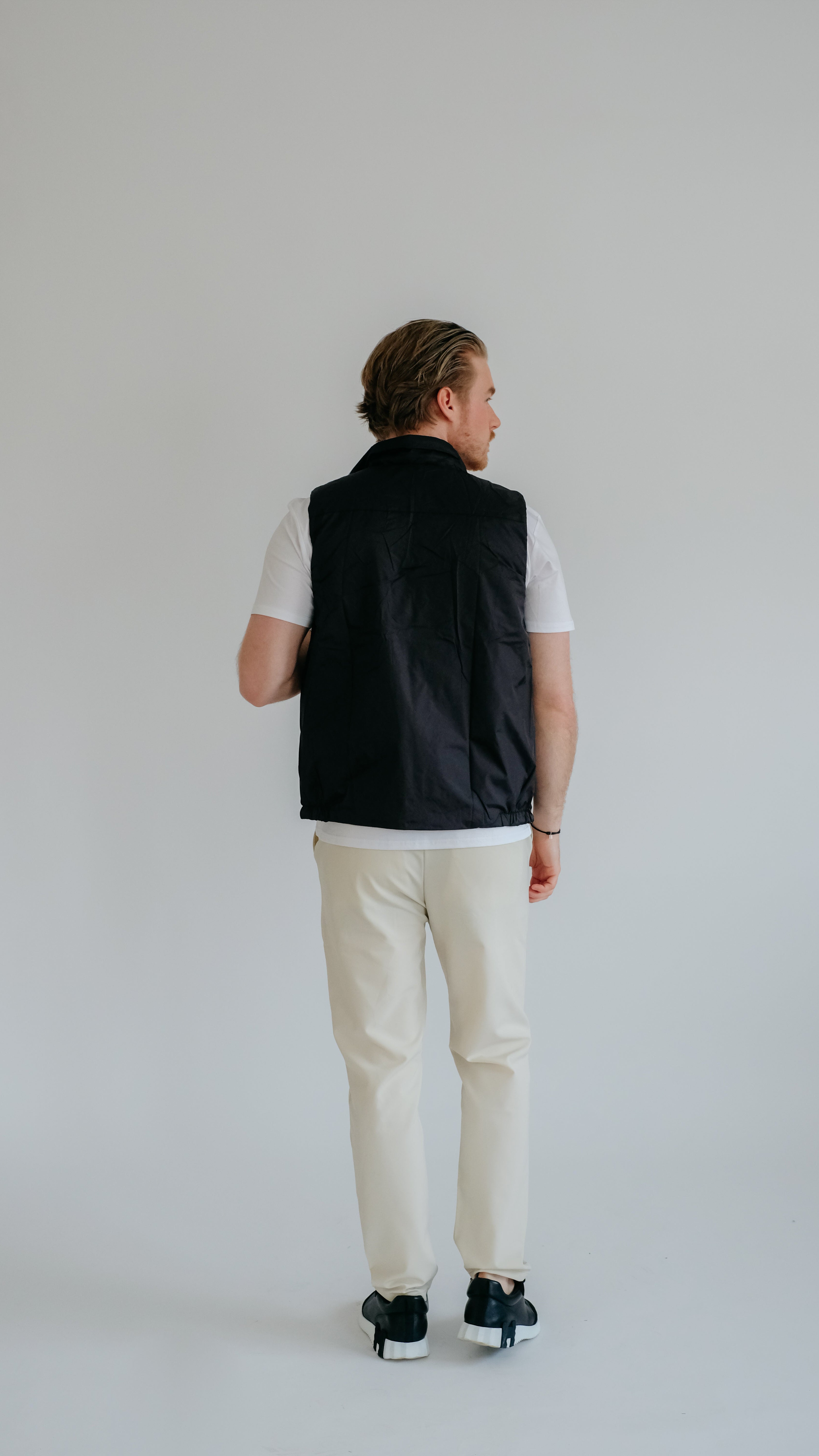 MILANO OMKEERBAAR PRIME VEST - ZWART