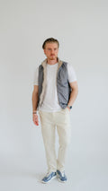 MILANO REVERSIBLE PRIME GILET - GRAY