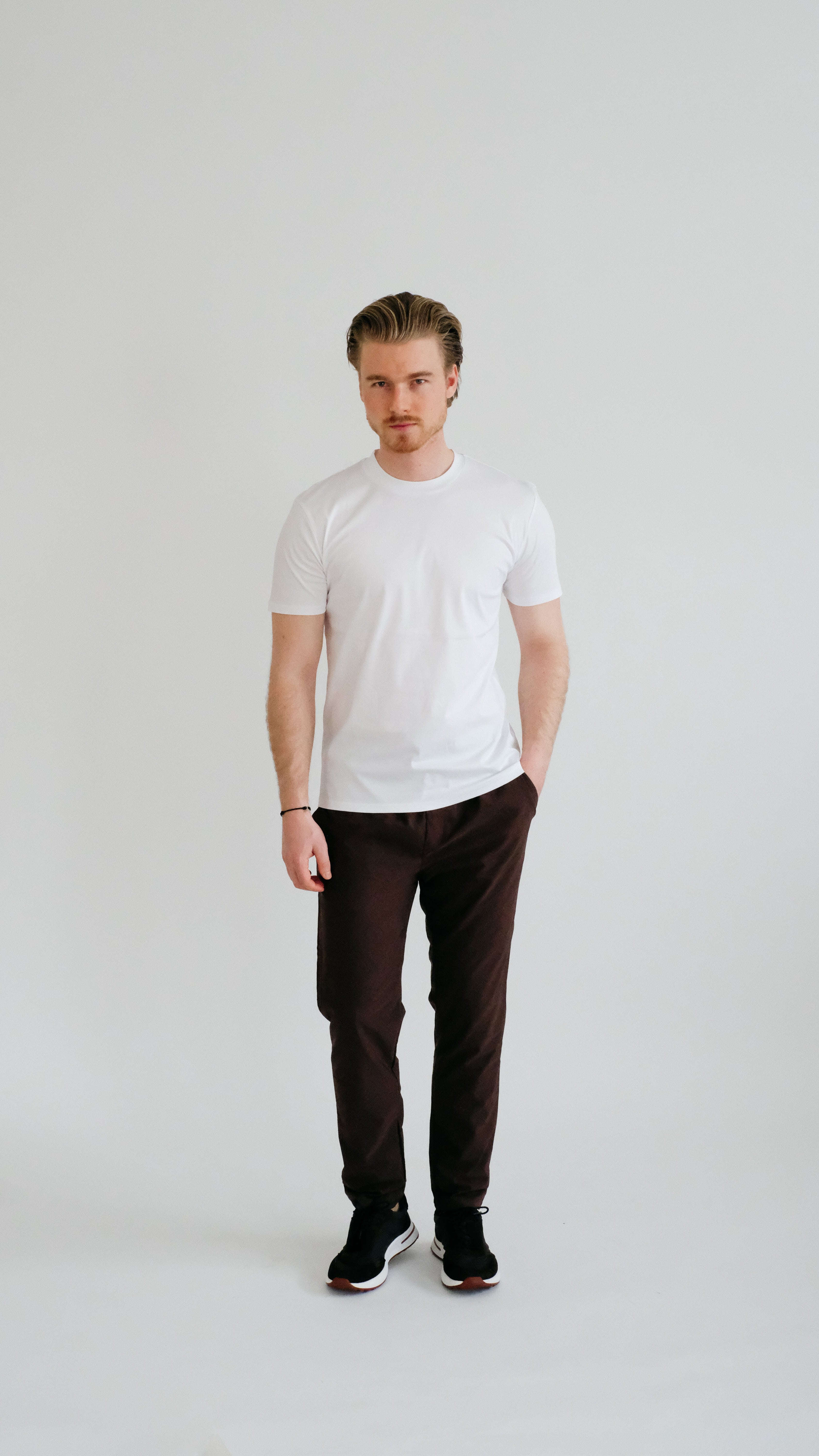 PURO SUPIMA MERCER TEE - WHITE