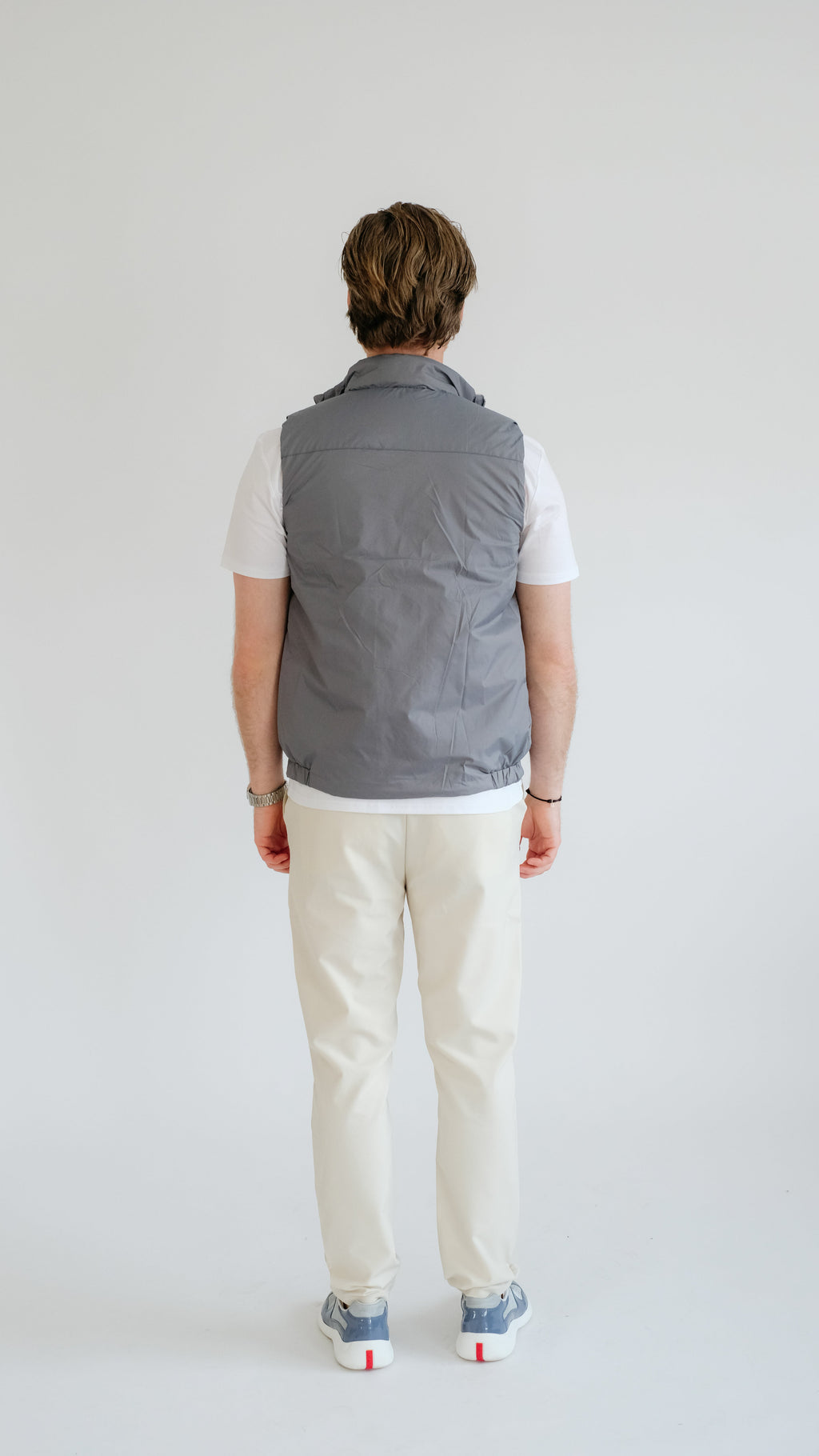 MILANO REVERSIBLE PRIME GILET - GRAY