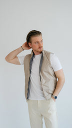 MILANO REVERSIBLE PRIME GILET - GRAY