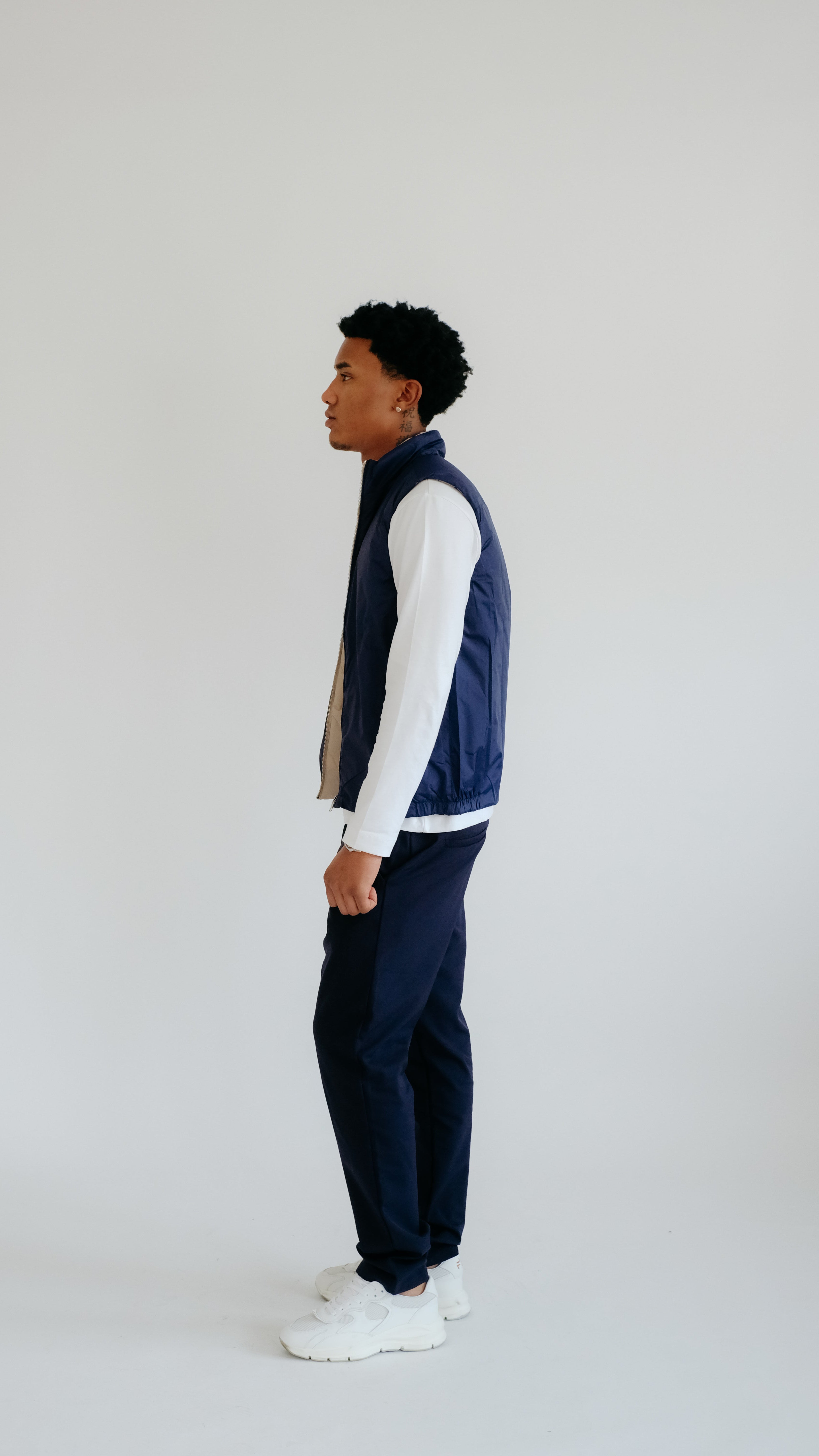 MILANO REVERSIBLE PRIME GILET - NAVY