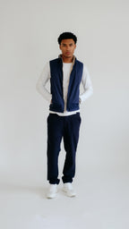 MILANO REVERSIBLE PRIME GILET - NAVY