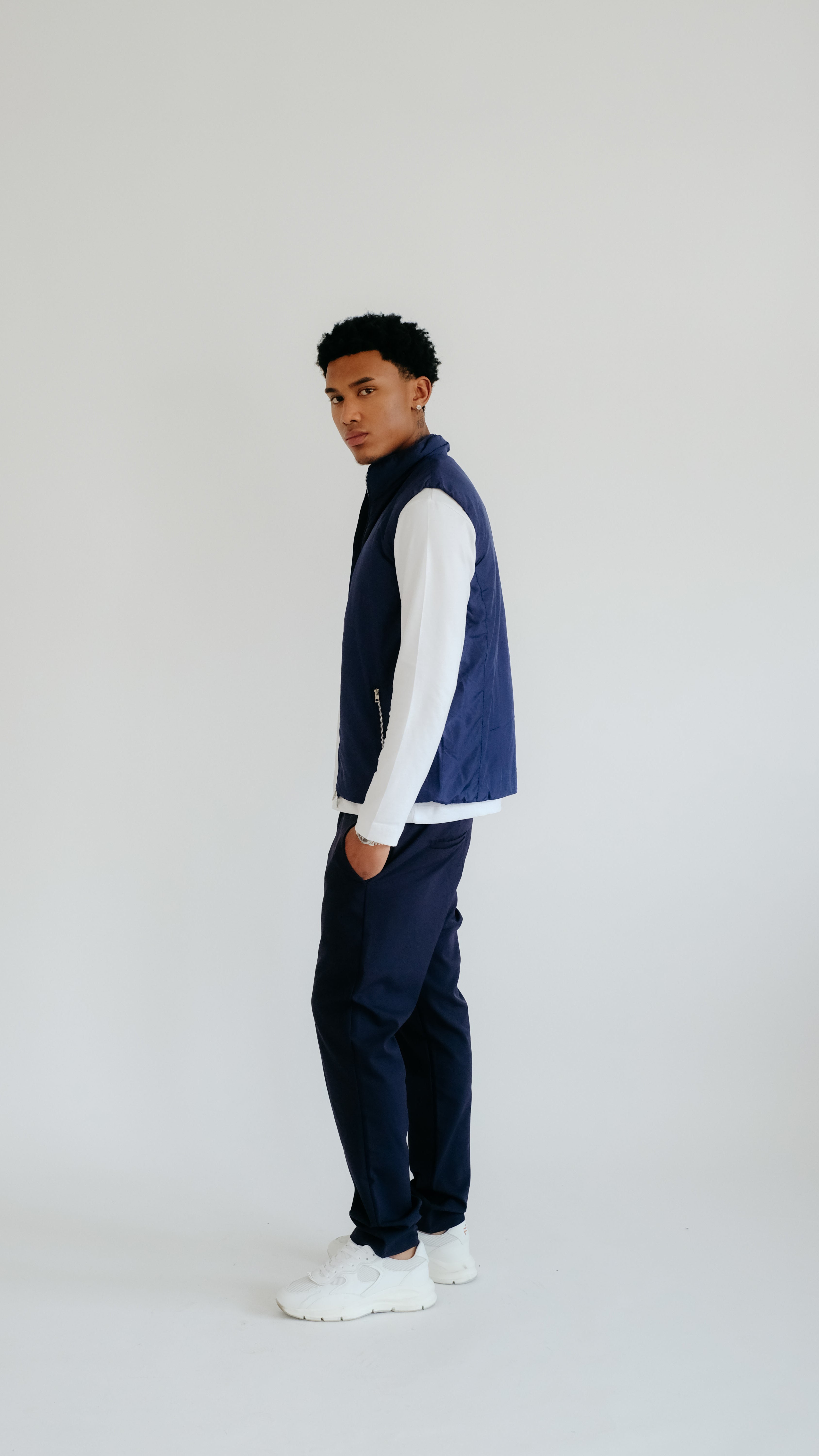 MILANO VEST - NAVY