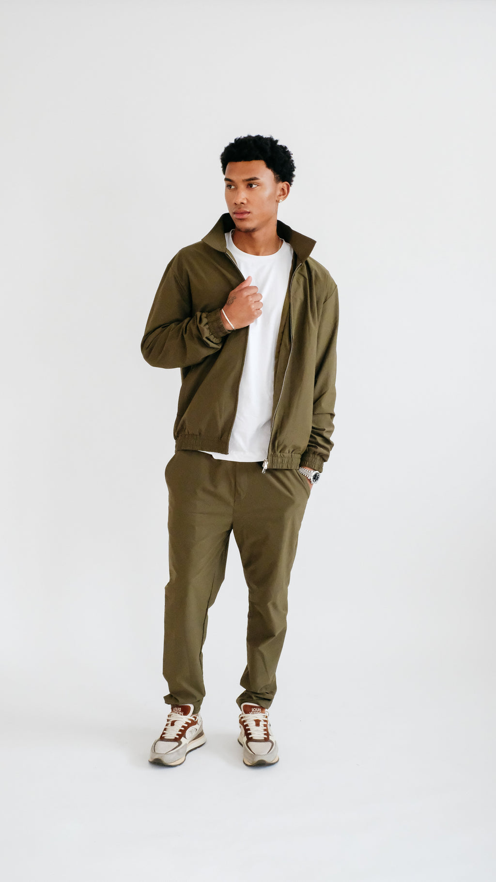 IMPERIAL MILANO ZIP-SET - GROEN