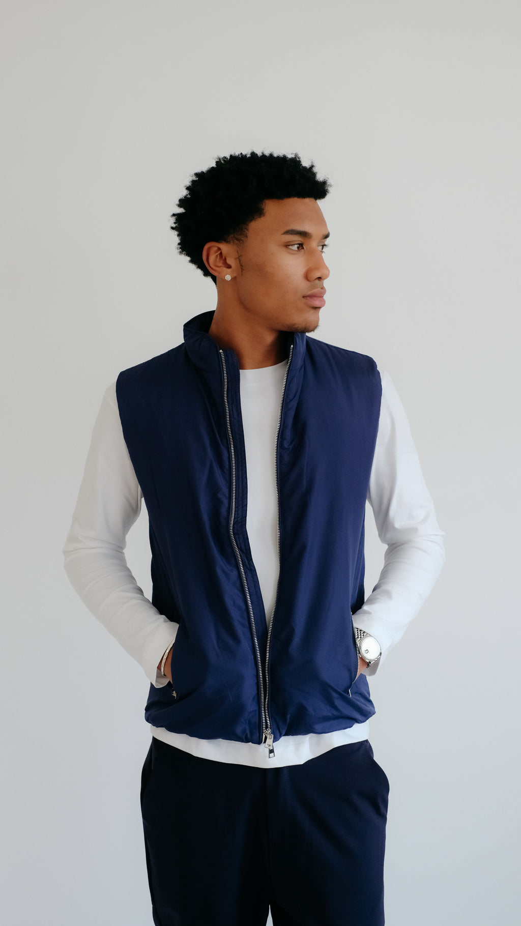 MILANO VEST - NAVY