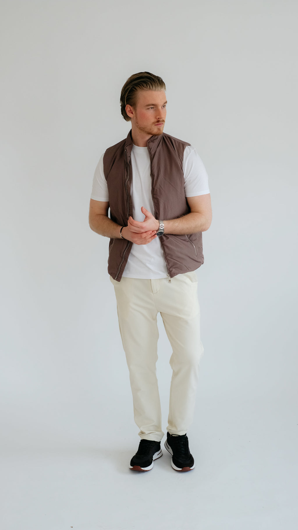 MILANO VEST - TAUPE
