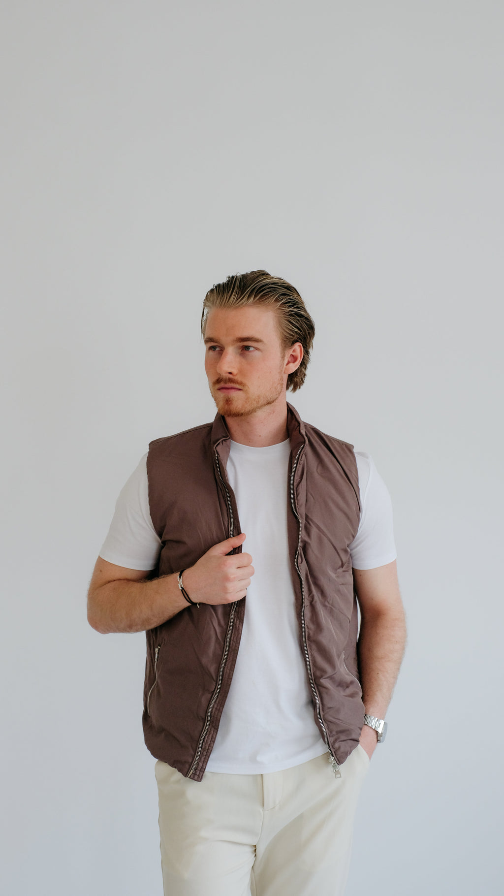 MILANO VEST - TAUPE