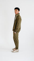 IMPERIAL MILANO ZIP-SET - GROEN