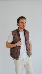 MILANO VEST - TAUPE