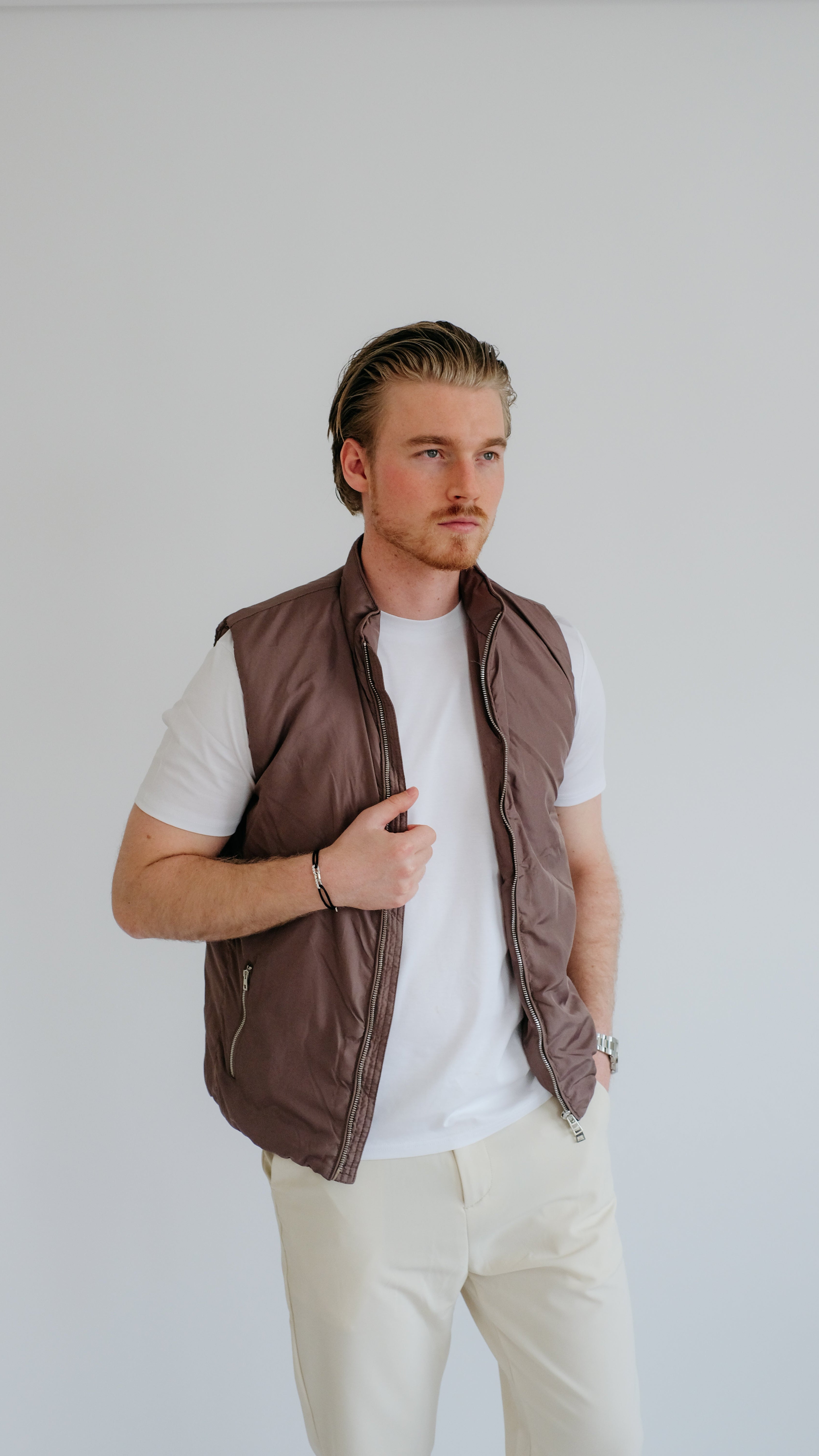 MILANO VEST - TAUPE