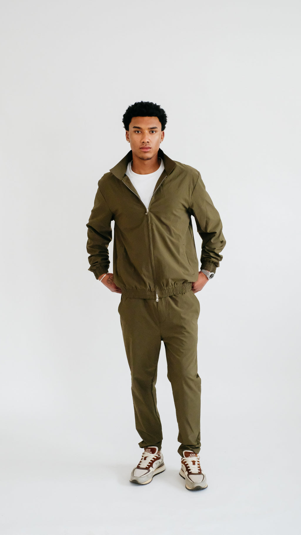 IMPERIAL MILANO ZIP-SET - GROEN