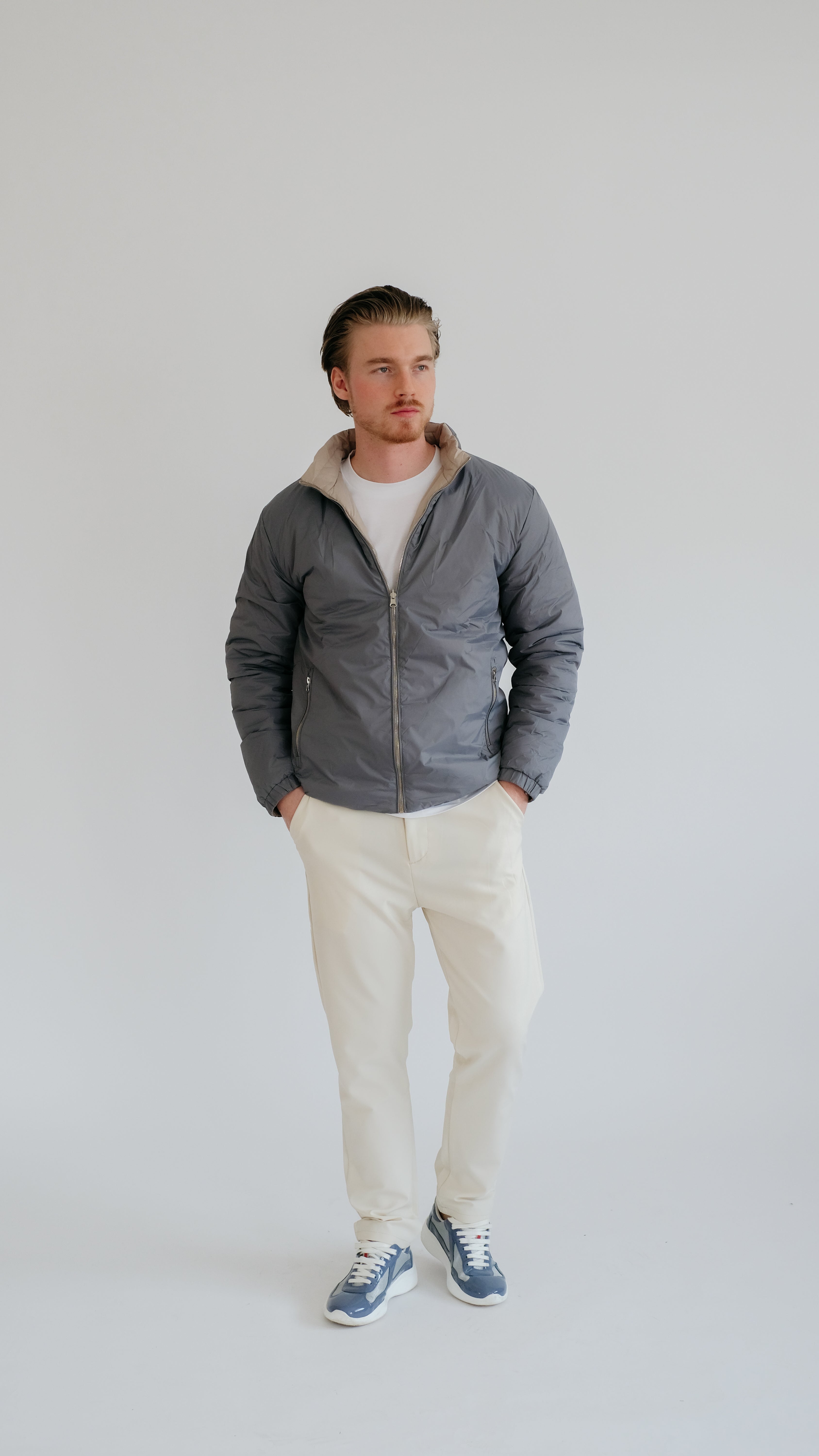 MILANO SIGNATURE WENDEJACKE – GRAU