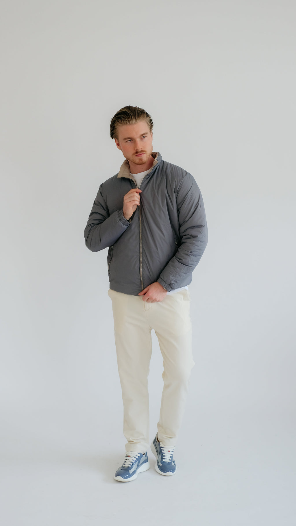 MILANO SIGNATURE WENDEJACKE – GRAU