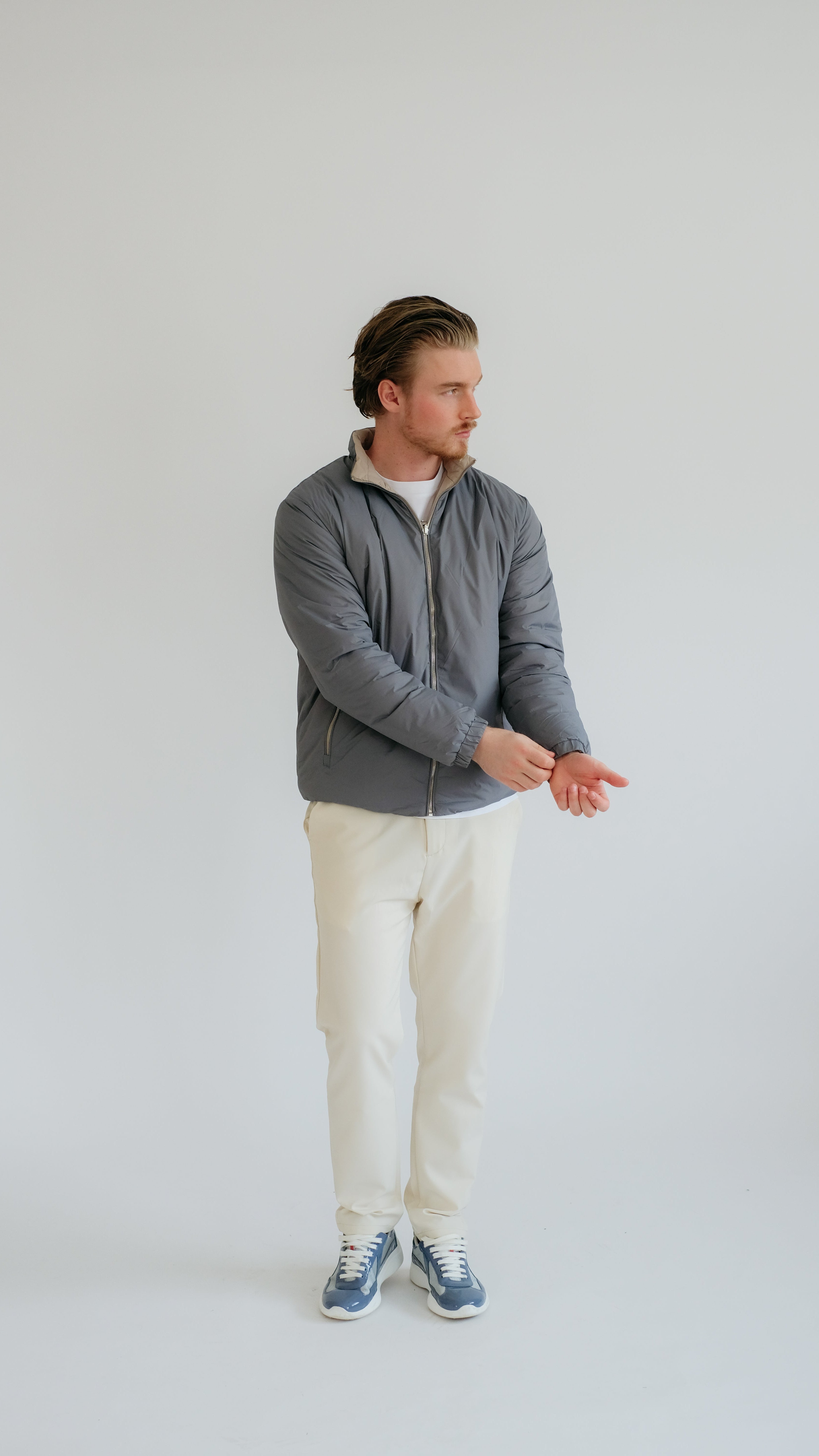 MILANO SIGNATURE WENDEJACKE – GRAU