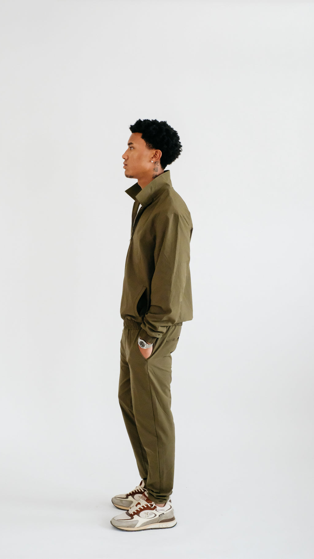 IMPERIAL MILANO ZIP-SET - GROEN