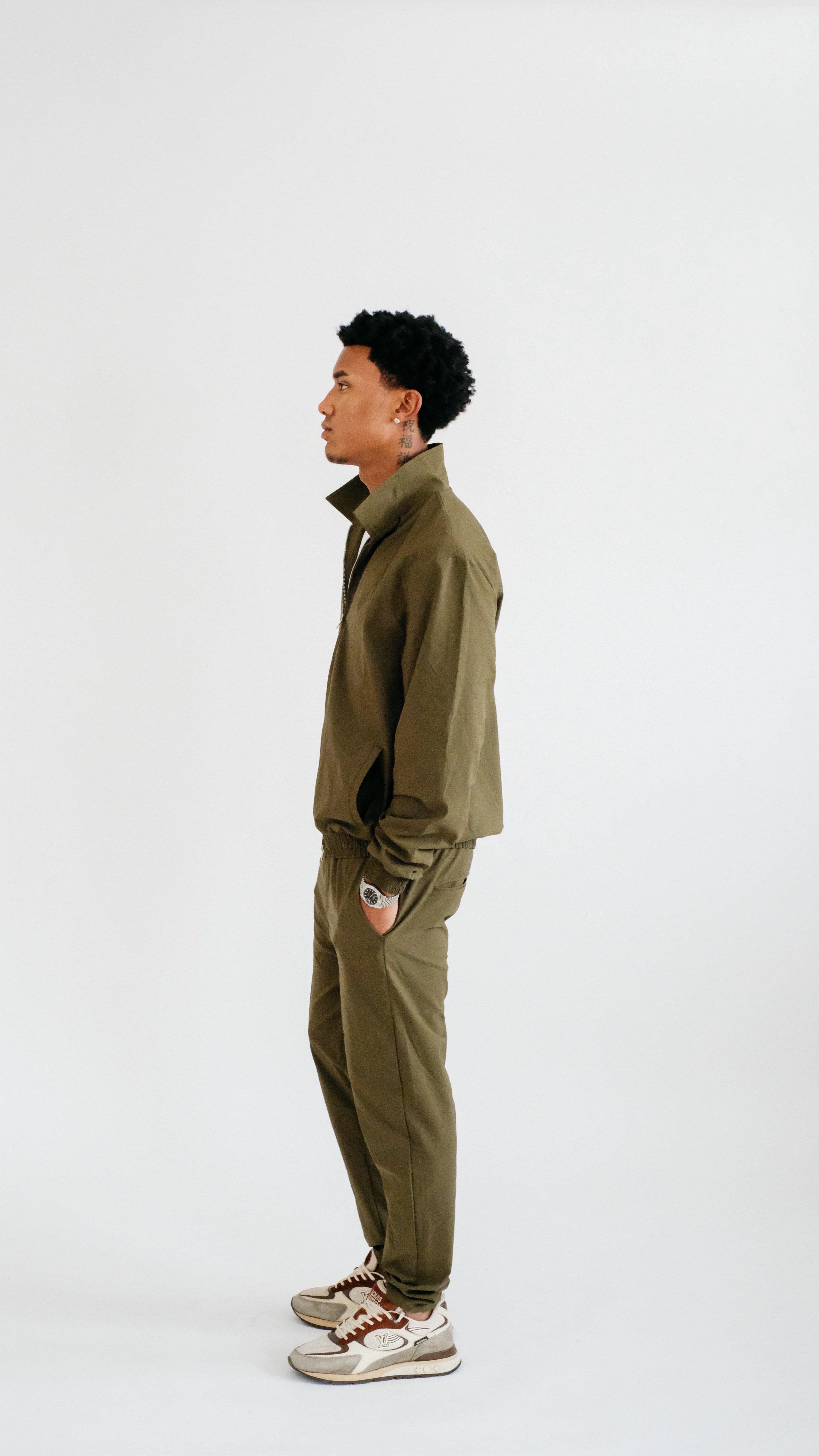 IMPERIAL MILANO ZIP-SET - GROEN