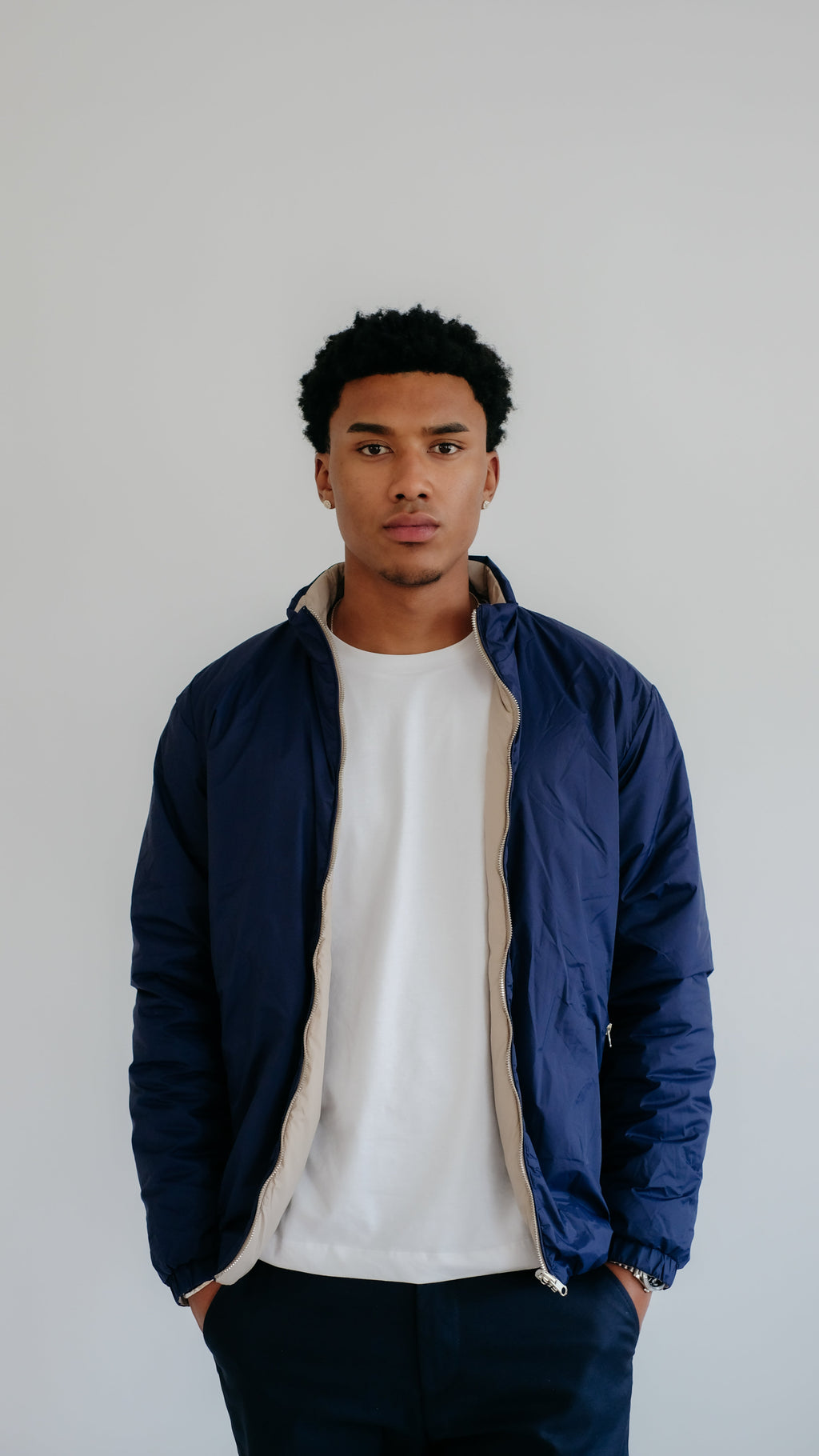 MILANO SIGNATURE WENDEJACKE – MARINEBLAU