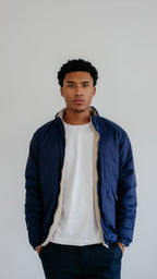 MILANO SIGNATURE WENDEJACKE – MARINEBLAU