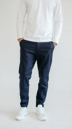 MILANO ATELIER TAILORED TROUSER - NAVY