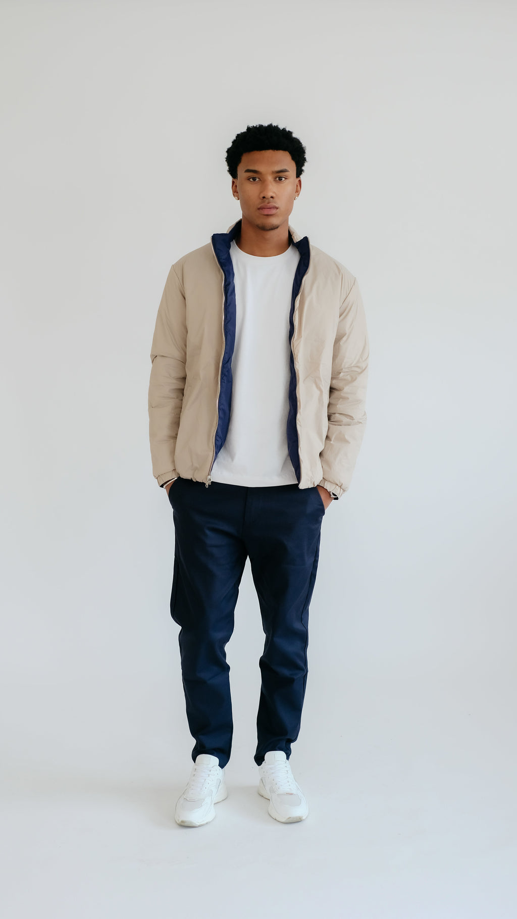 MILANO SIGNATURE WENDEJACKE – MARINEBLAU