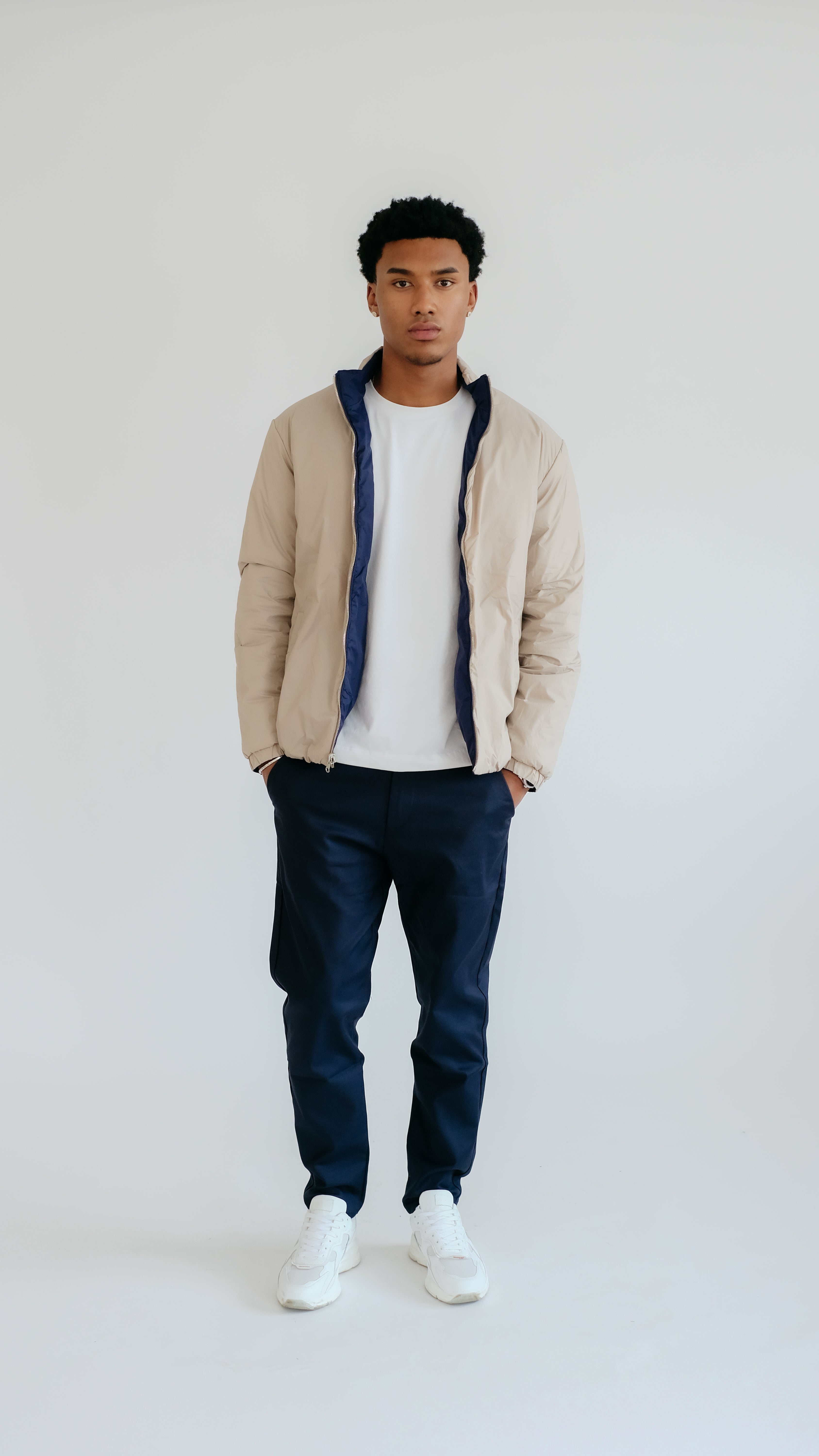 MILANO SIGNATURE WENDEJACKE – MARINEBLAU